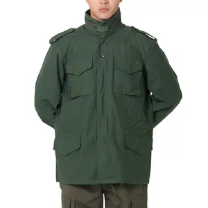 Giacca autunno inverno verde oliva M65 N/C5050 Parka colore bianco