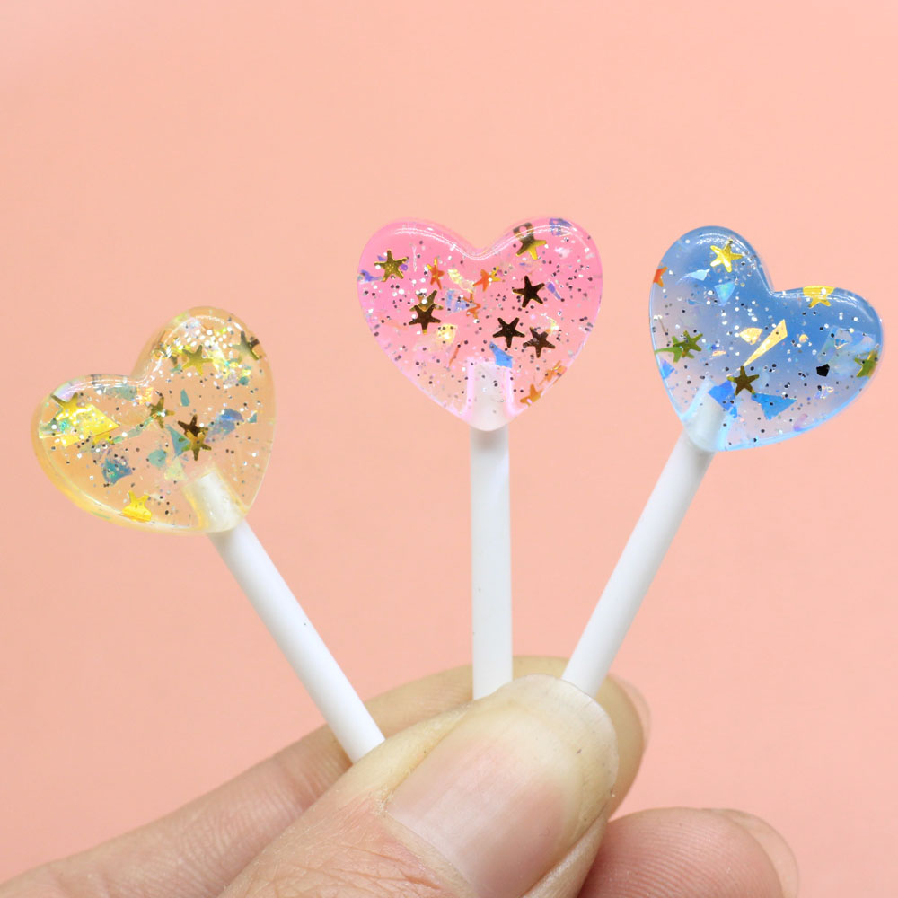 lollipop charm resin