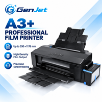 Printer Film Kepadatan Tinggi GenJet A3 Plus untuk Pembuatan Plat Flexo Offset Sablon dengan Output Positif Lebar 330 Milimeter