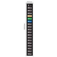 Autocollant pour thermomètre d'aquarium Lcd adhésif pour aquarium