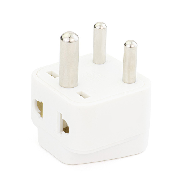 Universal to India Plug 2 Gang Socket India Plug Adapter Portable Travel Kit Type D Travel Adapter International Converter Plug