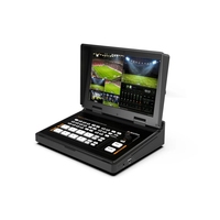 AVMATRIX 10.1 pouces FHD IPS écran métal Streaming Audio vidéo mélangeur 4-CH commutateur vidéo pour SDI/HD Shark S4/S4 Plus H4/H4 Plus
