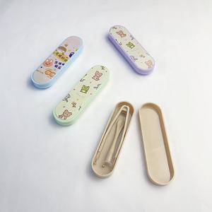 Koncci produttore rosa lenti a contatto custodia strumento Kit di lenti a contatto con design carino in Silicone lenti a contatto pinzetta C-011 - Product Image 5