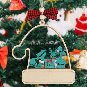 Shaker Personalized Family <b>First</b> <b>Christmas</b> in <b>Our</b> New Home 4D Shake <b>Ornament</b> - Product Image 4