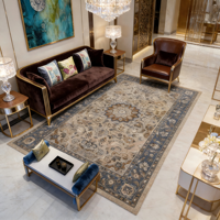 Tapis moderne en polyester tissé et gaufré imprimé en 3D, vente en gros en Chine, pour usage hôtelier