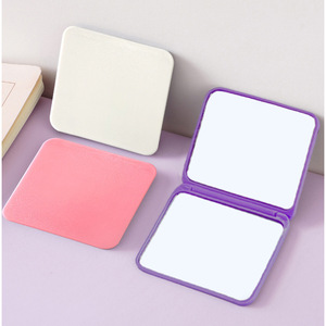 Mini Makeup <b>Mirror</b> Square Portable Folding Double Sided Compact <b>Mirror</b> For Travel Student Use - Product Image 2