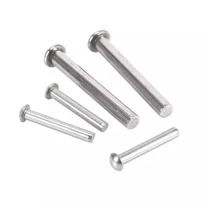 Factory Customized Stainless Steel Semi-Hollow Flat Head Round Hollow Rivet