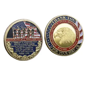Custom 1 oz American Thank You for Your Service Challenge Coins