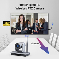 Yüksek kalite 2.4g kablosuz kamerası Ultra geniş açı Hdr 10x Eptz Video toplantı konferans odası kamera