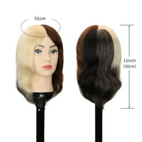 Tête de mannequin en silicone réaliste, mannequins, tête de mannequin féminin pour perruque