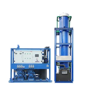 Promosi hepforts mesin pembuat es tabung padat kristal kualitas terbaik 1ton mesin es untuk pabrik es