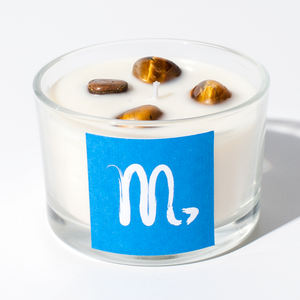 <span class=keywords><strong>Bougie</strong></span> parfumée artisanale en verre, à la cire de soja et au gel, avec étiquette privée, sur le thème du zodiaque, pour Diwali, avec parfum personnalisé, vente en gros - Product Image 3