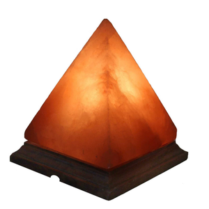 Lámpara de Sal Piramidal Grande de 8 Pulgadas Tallada a Mano, Piedra de Sal Rosa del Himalaya para Decoración de Interiores y Alivio del Estrés, Venta al por Mayor - Product Image 4