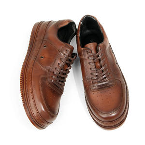 Chaussures blanches Olunpo, chaussures en cuir à la mode, chaussures décontractées pour hommes, chaussures pour hommes en détresse - Product Image 4