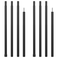 Poteaux de support pour tente de camping Xin Erda, en fer, pour hall d'entrée, épaissis et renforcés, 16 mm