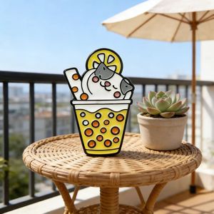 Spille smaltate personalizzate all'ingrosso per amanti del caffè, con chiusura a spilla di sicurezza, ideali come regali per baristi, disponibili per ordini all'ingrosso - Product Image 4
