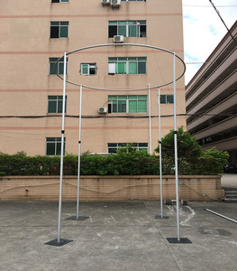 Aluminum Circular Frame <b>Stand</b> Pipe and Drape Kit Adjustable Minimalist Detachable for Decoration - Product Image 5