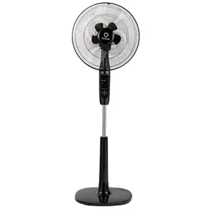 Domestique ventilateur au sol avec télécommande en gros 16 pouces électrique 50 mécanique en plastique pièces de rechange gratuites range cordon 220