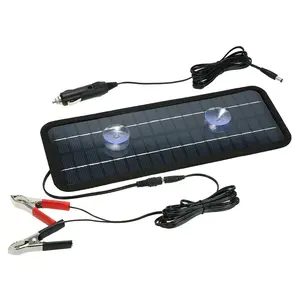 Kit de carga de goteo de panel solar resistente al agua portátil para coche, motocicleta, barco, RV