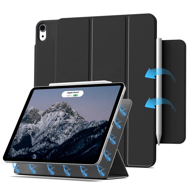 Magnetic case with Buckle for ipad air 4 case 10.9 Inch with Pencil Holder