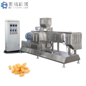 Machine de fabrication de snacks feuilletés Machine de fabrication de snacks bouffés de maïs ligne de traitement d'extrudeuse avec technologie 2024 - Product Image 1