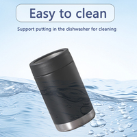 Glacière de voyage isotherme à double paroi personnalisée avec logo, 12 oz et 14 oz, en acier inoxydable 304, seau à glace avec couvercle isotherme pour vin et fêtes