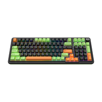 New AK99 Outemu Peach V3 Cherry Mechanical Switch 99-Key Green Wired/Wireless Bluetooth5.0 RGB Backlit Gaming Keyboard 3 Tone