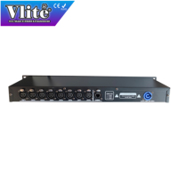 Convertidor de Red Art-Net/DMX512 con Interruptor Manual Vlite, 8 Salidas DMX, 8A DC 6V, Protección IP20