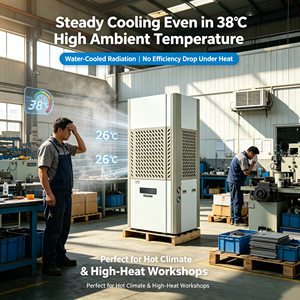 Climatiseur Commercial et Industriel Split 7HP 28KW Refroidi par Eau Économe en Énergie pour Atelier, Entrepôt, Ferme, Atelier de Réparation Automobile - Product Image 4