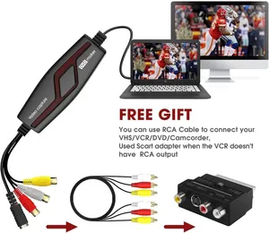Convertisseur <span class=keywords><strong>VHS</strong></span> vers numérique, captureur vidéo USB pour utilisateurs de PC - Product Image 6