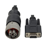 AOTAI Universeller LKW-Kabeladapter OBD1 zu OBD2 5-Pin zu 16-Pin Buchsenadapter Diesel-Codeleser 12-24V USB 1 Jahr Garantie