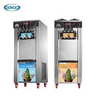 Machine à crème glacée molle professionnelle à 3 becs pour usage commercial – Vente en gros