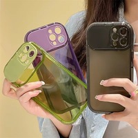 Protection pour appareil photo Style fille, étui de téléphone portable avec support pour iPhone 13 14 Plus