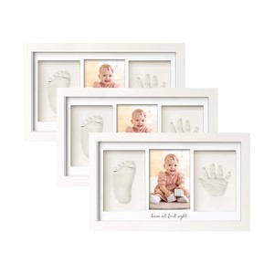 Kit d'<span class=keywords><strong>empreinte</strong></span> sans encre pour bébé nouveau-né tampon d'encre tactile propre non toxique pour cadre photo photo d'impression main et pied - Product Image 1