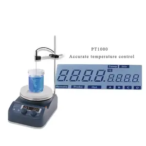 IKEME Lab Hot Plate Mixer High Temperature Control Digital Display Electric Heating Function Magnetic Stirrer With Heating Plate