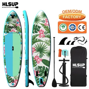Wholesale OEM Uv Printing High Quality Surf Board Racing Clear Paddle Surfboard Board With Paddle And Backpack Accessory