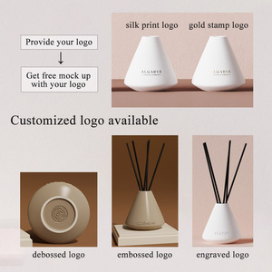 CH Hot Sale Luxury OEM 100ML Brush Gilding Ceramic Luxury Decorative <strong>Reed</strong> <strong>Diffuser</strong> Unique <strong>Design</strong> Home Fragrance <strong>Reed</strong> <strong>Diffuser</strong> - Product Image 5