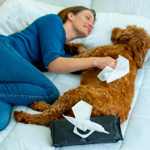 Toallitas Húmedas Hipoalergénicas para Mascotas, Toallitas <span class=keywords><strong>de</strong></span> Limpieza e Hidratación para Patas, Trasero, Orejas y Ojos <span class=keywords><strong>de</strong></span> Perros - Product Image 5