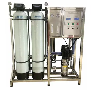 Industriel Haute Efficacité Automatique Adoucisseur D'eau Filtre De Purification pour la Filtration De L'eau Minérale Usine RO-500L/H Purificateur Système