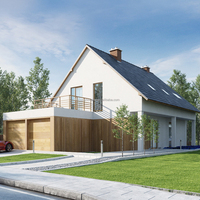 Maison préfabriquée modulaire de luxe en conteneur, design 3D, imperméable, pour carport, villa moderne, construction à panneaux sandwich