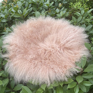 Housse de coussin en fourrure de Mongolie authentique, prix d'usine, fabriquée en Chine - Product Image 6