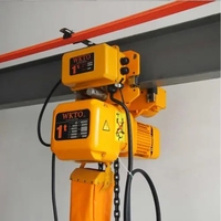 Palans de levage électriques à chaîne de 5 tonnes pour ateliers de fabrication d'acier et chantiers de construction