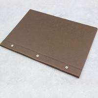 Porte-menu en cuir PU de style classique 2025 avec logo personnalisé, meilleur design, porte-menu de style classique