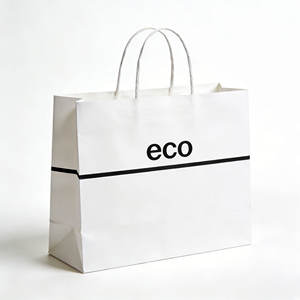 Sac en papier kraft résistant personnalisé pour les boissons au lait, les biscuits, écologique, recyclé, de haute qualité, sacs en papier kraft pour les achats - Product Image 3