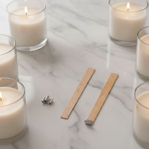 Mèche en <span class=keywords><strong>bois</strong></span> de haute qualité pour la fabrication de bougies naturelles à crépitement, combustion propre, flamme en <span class=keywords><strong>bois</strong></span>, artisanat, fournisseur en gros - Product Image 1