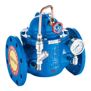 YueMeiTe Pressure Reducing Valve DN100 PN16 Pilot Operated For Water Supply Pipeline Control - Product Image 2