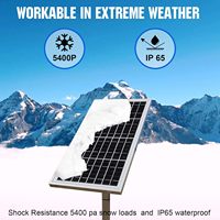 Panneau solaire 10W pour chargeur de batterie de maison Portable pour ouvre-porte de véhicule clôture électrique poulailler pelouse tracteur bateau