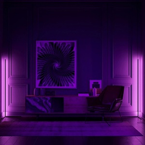 Phòng Ngủ Phòng Khách Trang Trí Bầu Không Khí Đèn RGB Ma Thuật Màu Kệ Đứng LED Tuyến Tính Ánh Sáng Tripod Corner Sàn Đèn - Product Image 6