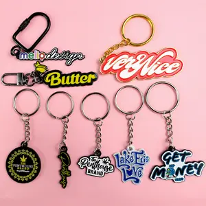 Design Metal Keychain Manufacturers Cheap Metal Custom Soft Hard Enamel Keyring Gold Plated 2d/ 3d Key Chain Keychain