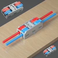 Connexion rapide bornes borne de câble de poussée haut-parleur poussoir terminal adapté à de multiples types de fils